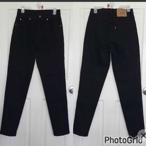 Vintage 90s Levi’s High Waist Straight Leg Mom Jeans Orange Tab  - size 10